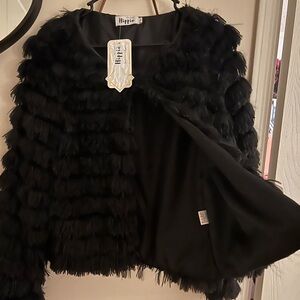 Black military hippie shacket